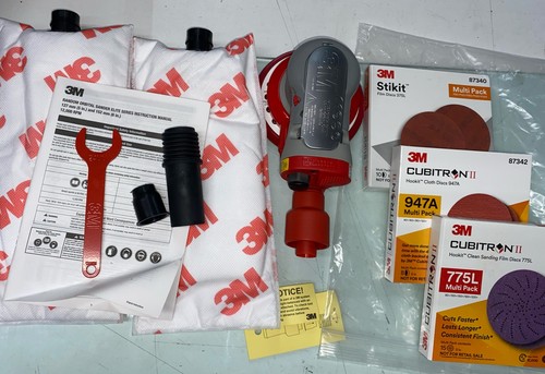 Air orbital sander - air, hook